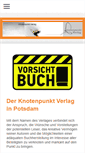 Mobile Screenshot of knotenpunkt-verlag.de